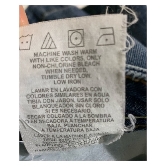 Lee Denim Shorts Mom’s Style Mid Wash Blue Size 12 - Picture 9 of 15